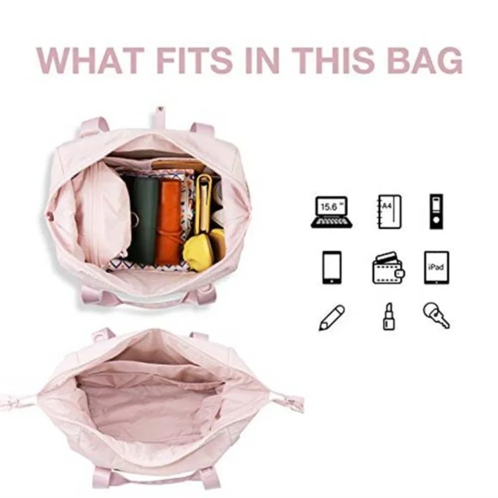 Gym Bag for Women Travel Duffel Bag Weekender Carry On Tote Workout Dance Bag